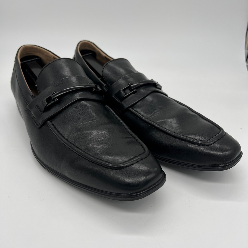 JF J. Ferrar Shadow Men's Black Loafers Dress Shoes Size 10 M Slip-on 754150 - Picture 7 of 11